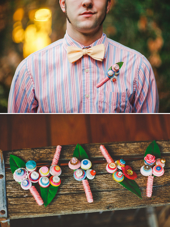 button boutonniere by RBK Creations