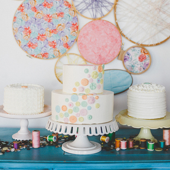 crafty cake table ideas