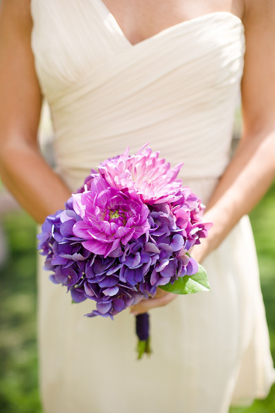 purple bridesmaid bouquets by Palmer Flowers