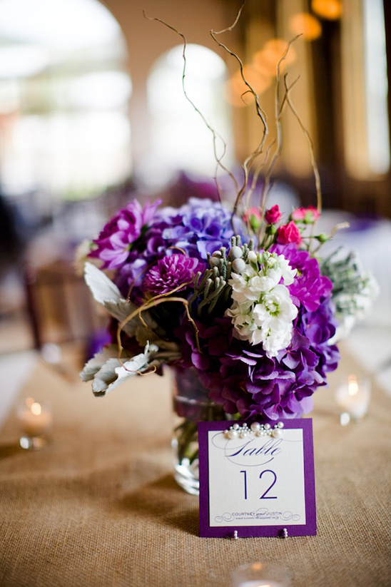 purple pearl table numbers