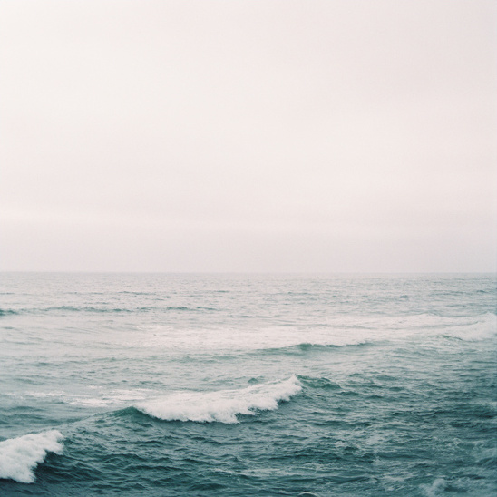 Calm ocean waves, tranquil sea