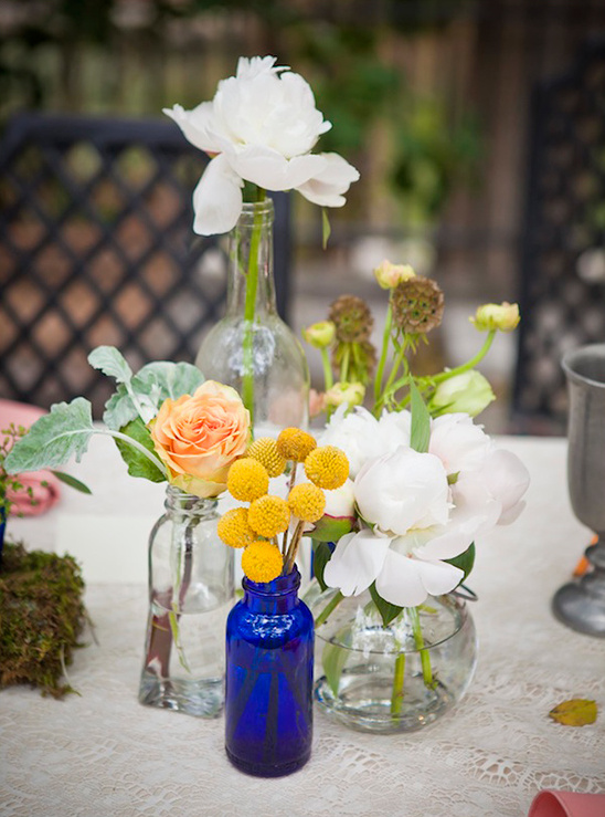 white and yellow floral arrangements