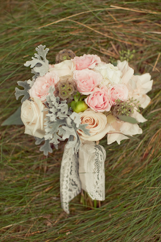 pastel pink and white bouquet by Huckleberry Karen Designs