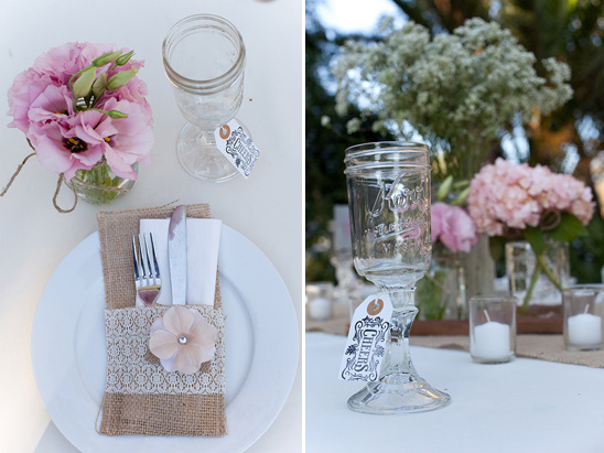 country chic table settings