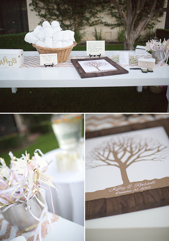 wedding card table
