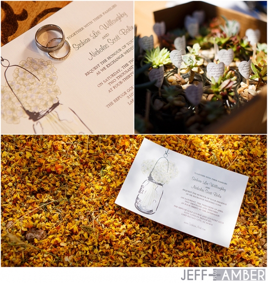 Wedding invitations and gifts