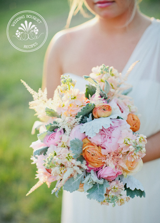 Pastel Spring Wedding Bouquet