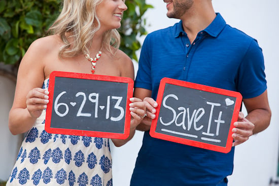 Red, white, and blue, Save the Date Photo Session