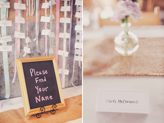 escort card and seating ideas
