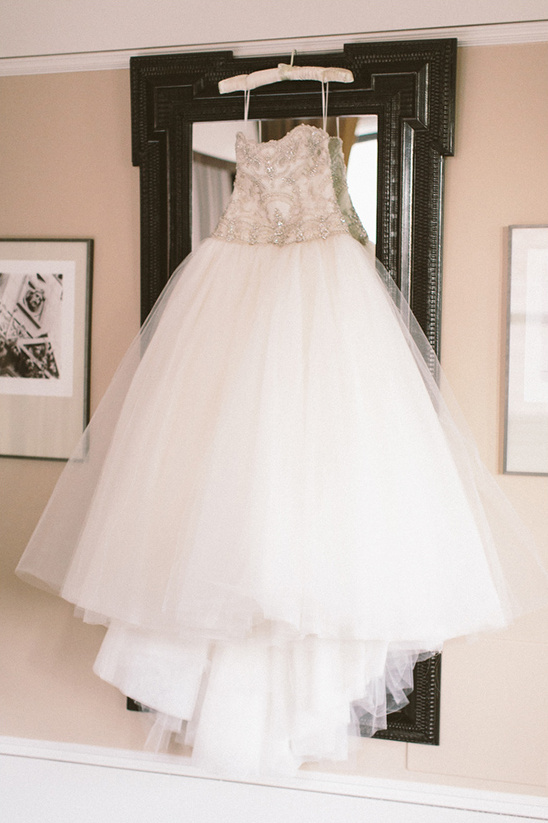 beaded wedding gown by Kenneth Poole