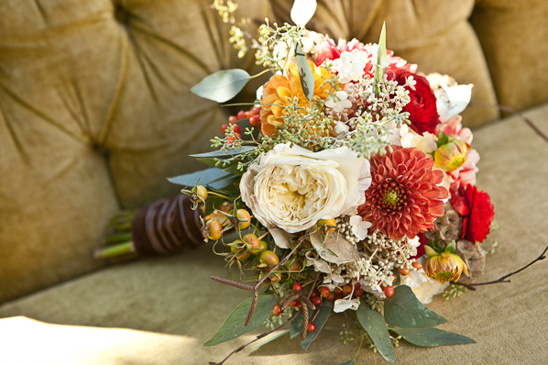 fall wedding bouquet by Fleurtations Floral