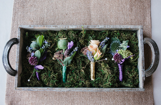 boutonnieres by Finch & Thistle