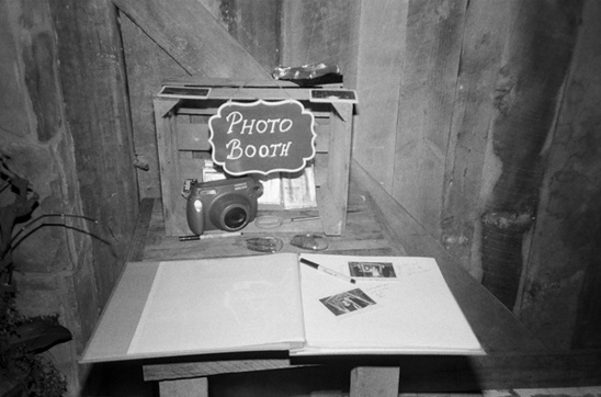 homemade photo booth ideas from Bliss Weddings & Events