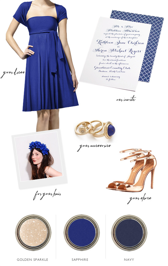 Sapphire Blue Wedding Inspiration