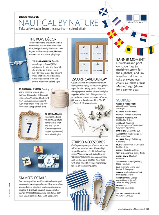 Nautical themed party decorations and accessories
