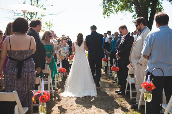 wedding ceremony at The Condor's Nest Ranch