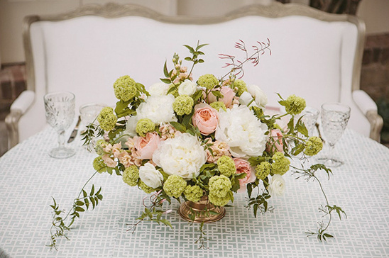 green, pink and white flowers by Stella Bloom Designs