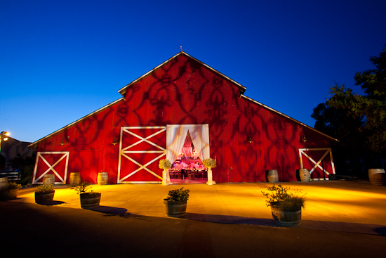 Vintage Glamour Barn Wedding