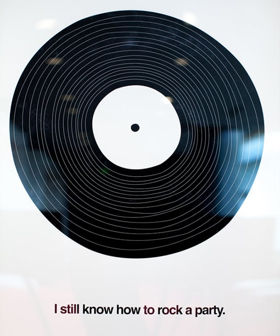 record poster