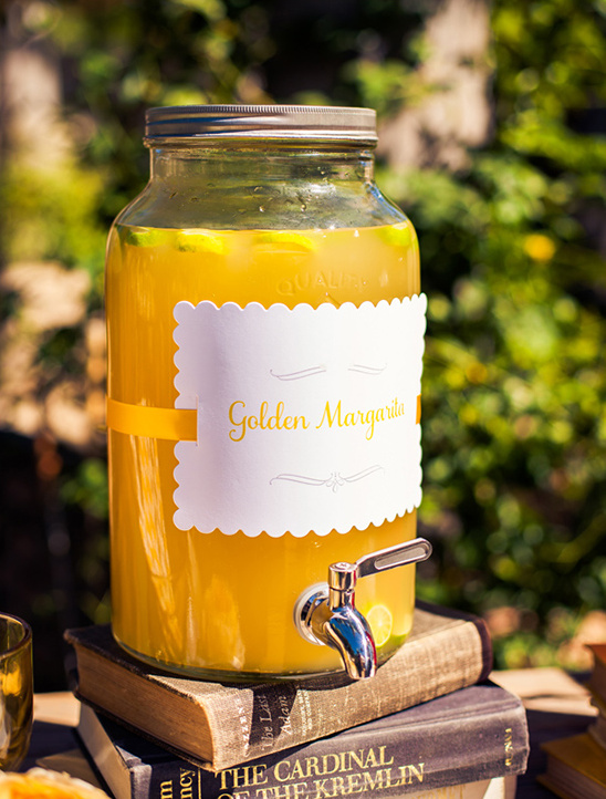 Golden Margarita drink dispenser