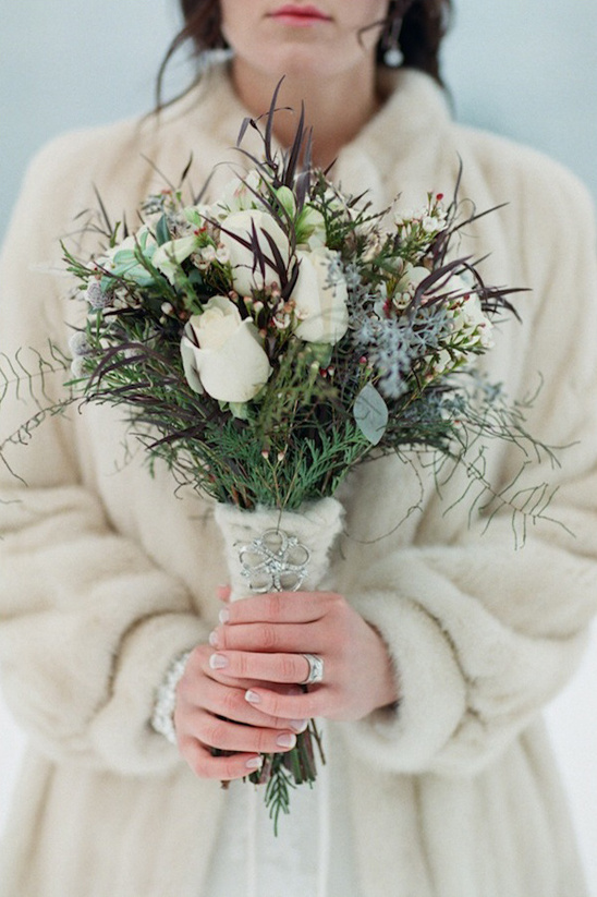 winter wedding bouquet ideas from A New Leaf Floral Design