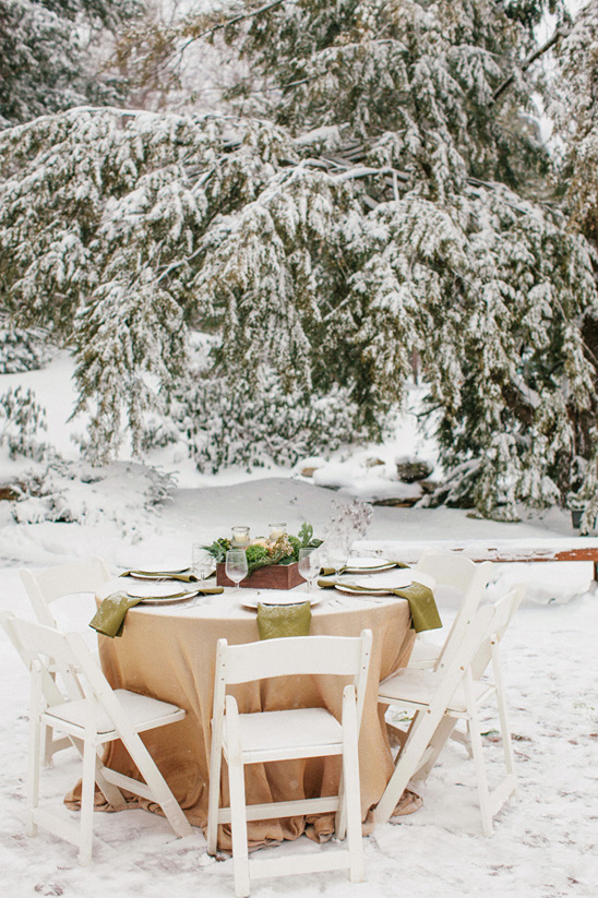 winter table decor ideas