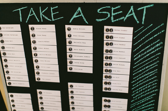 Take A Seat sign