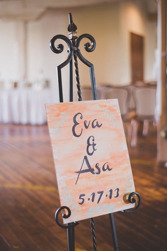 customized wedding sign