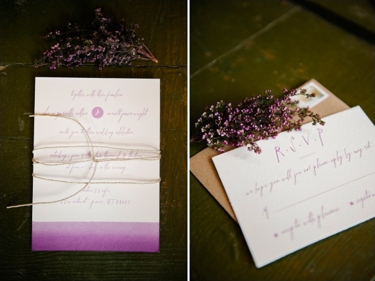 wedding stationary by October Ink