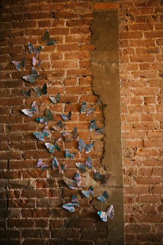 paper butterfly wall decor