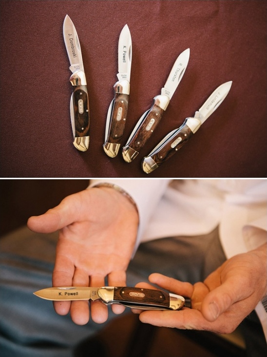 groomsman personalized knife gifts