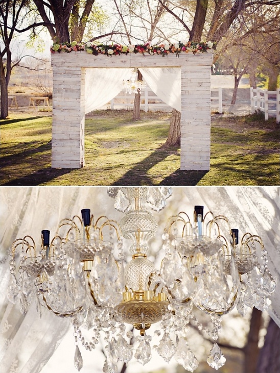elegant rustic ceremony decor ideas