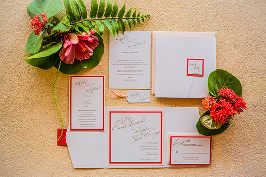 destination wedding invitation by Jen Simpson Design