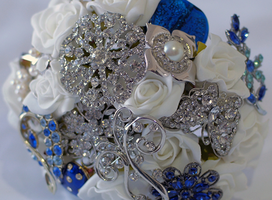 Handmade Vintage Brooch Bouquet