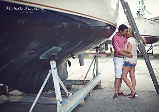 Nautical Inspired Engagement | Lake Michigan | Sarah & Chris