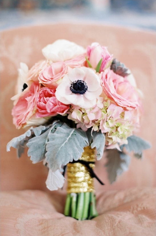pink wedding bouquet by Poppy Love Weddings & Events