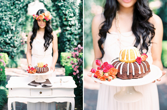 simple cake table ideas from Recollection Vintage Rentals