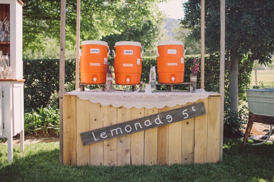 lemonade stand drink station