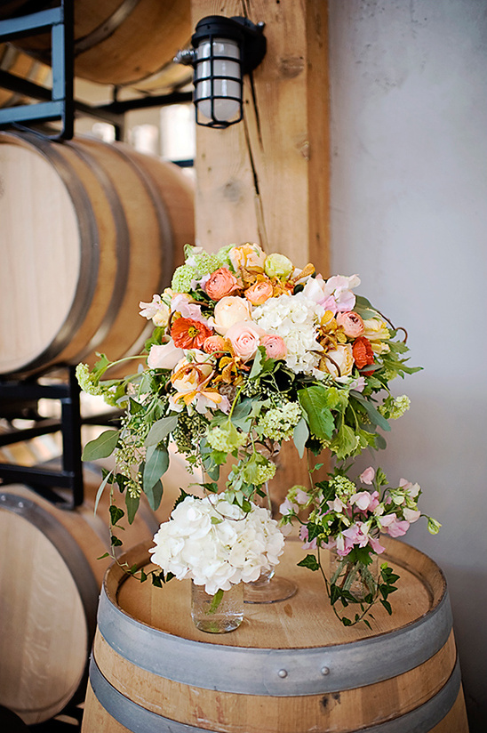 soft and romantic wedding florals