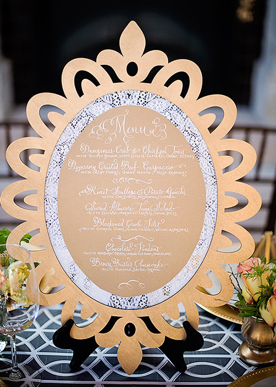engaement party menu