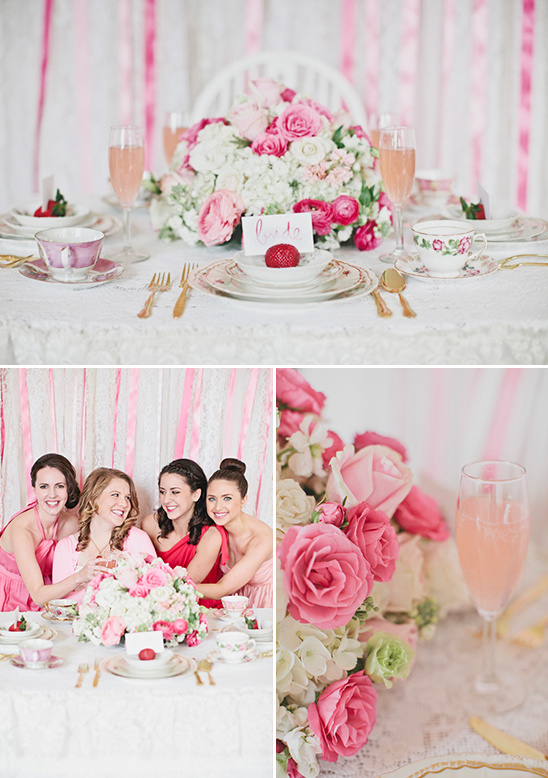pink bridal shower ideas