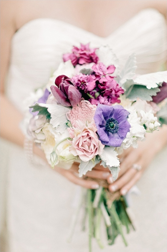 pink and purple bouquet by All Occasion Flowers