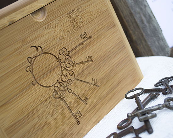 Wedding Guest Book - Skeleton Keys