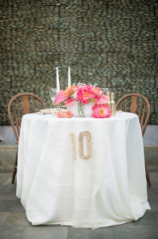 gold and pink wedding ideas