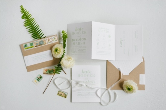 wedding stationery by Paper Rock Scissor Custom Invitation Studio
