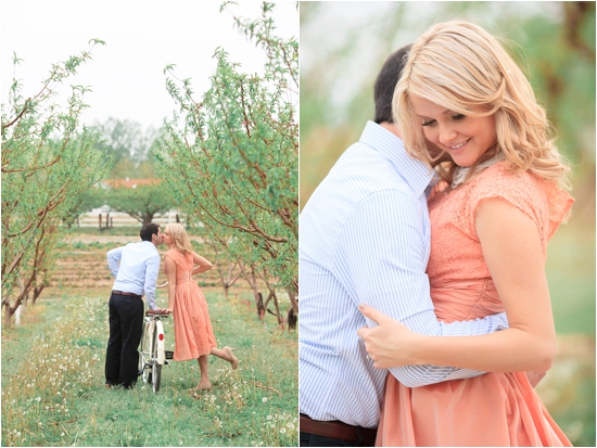 Vintage Car Orchard Engagement Session by Cat Mayer Studio