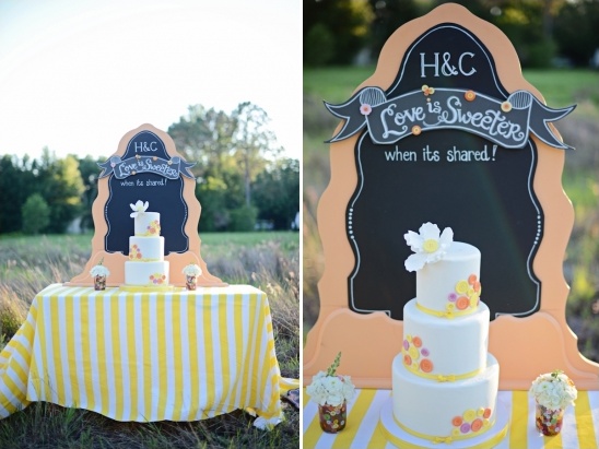 love is sweeter when itâs shared cake table sign
