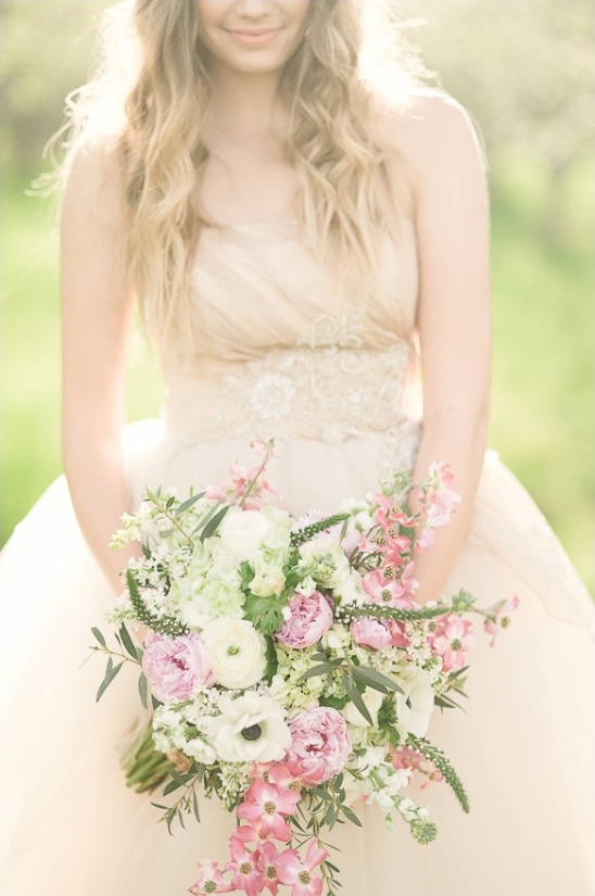 spring wedding bouquet by Flowers at Will
