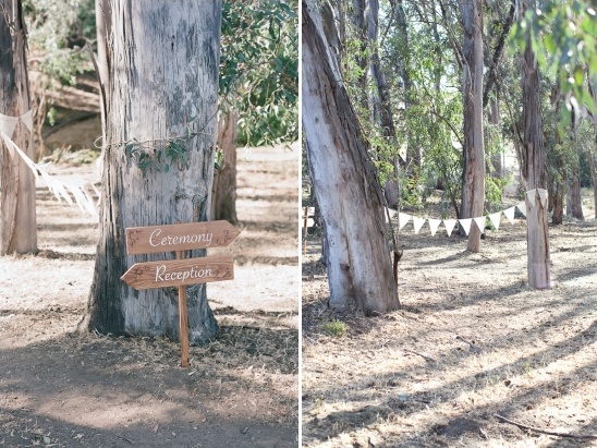 ceremony and reception signs