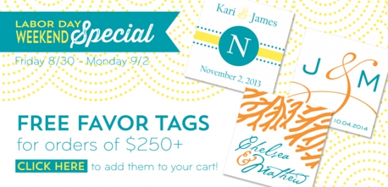 FREE Favor Tags!
